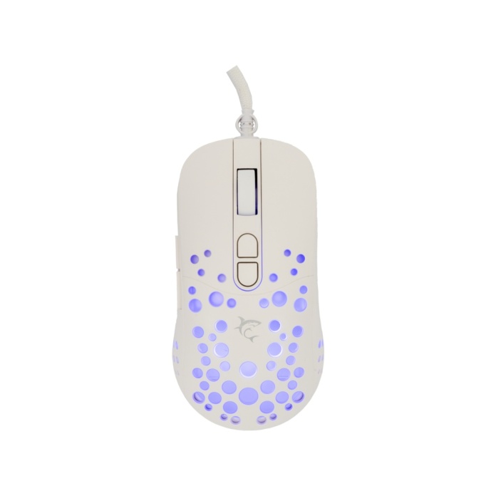 biała mysz gamingowa White Shark TRISTAN-2 12800 DPI RGB